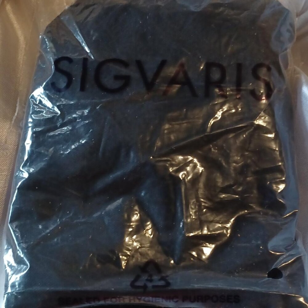 Nib Sigvaris Soft Opaque Compression 842 Black Th… - image 2